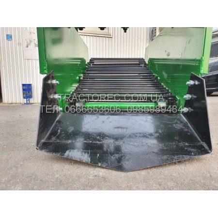 Картоплекопалка транспортерна КМТ-1-44 для мототрактора, мотоблока. Найдовший ланюговий транспортер, усилена рама, зміщений центр